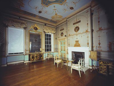 エトルリアドレッシングルームのビュー、1773-74 作： Robert Adam